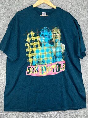 Sex Pistols 2014 Official T Shirt XXL Johnny Rotten Band Graphic Tee Unisex